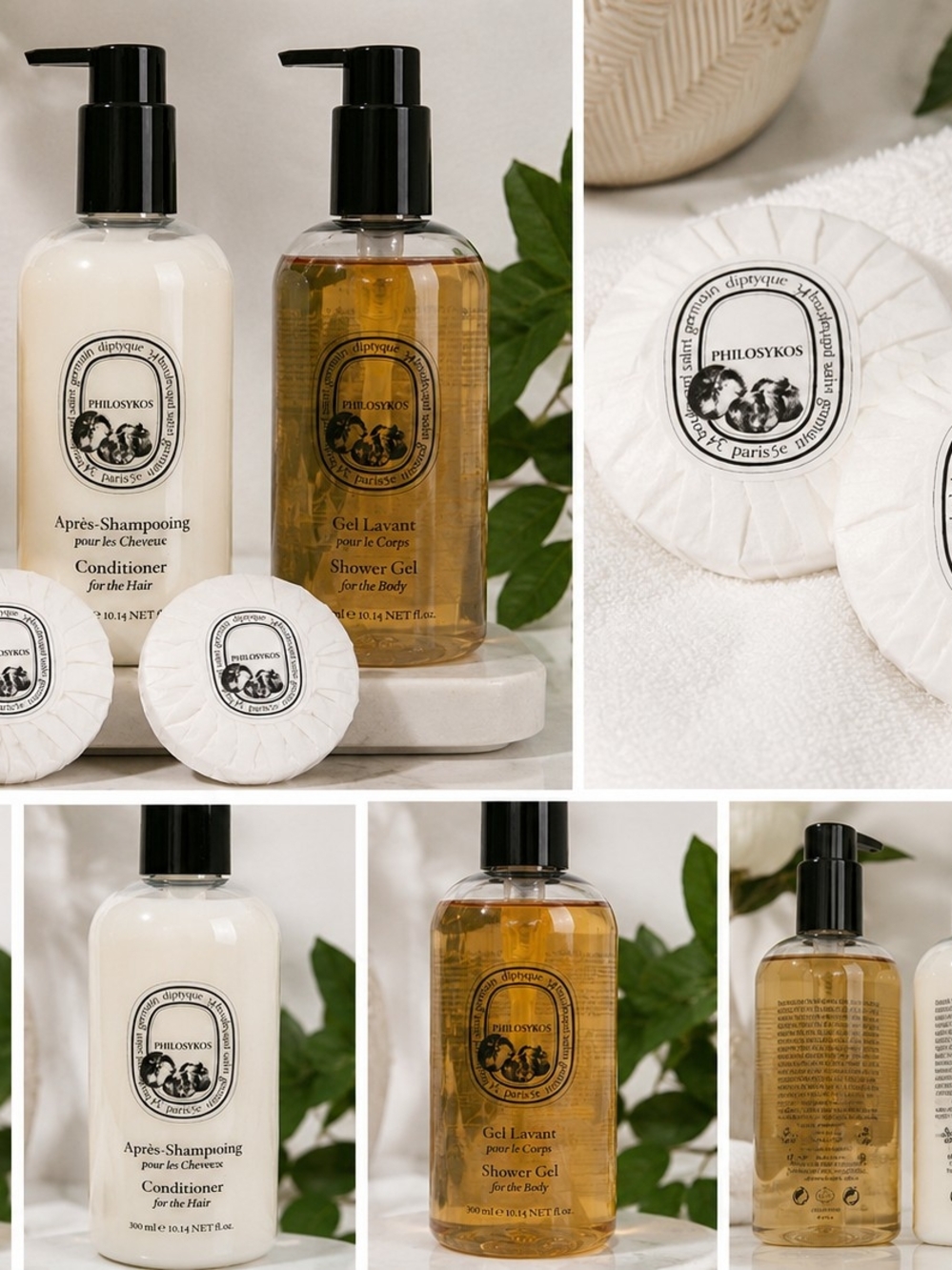 Diptyque Philosykos Set Shampoo Conditioner Shower Gel Soap NEW